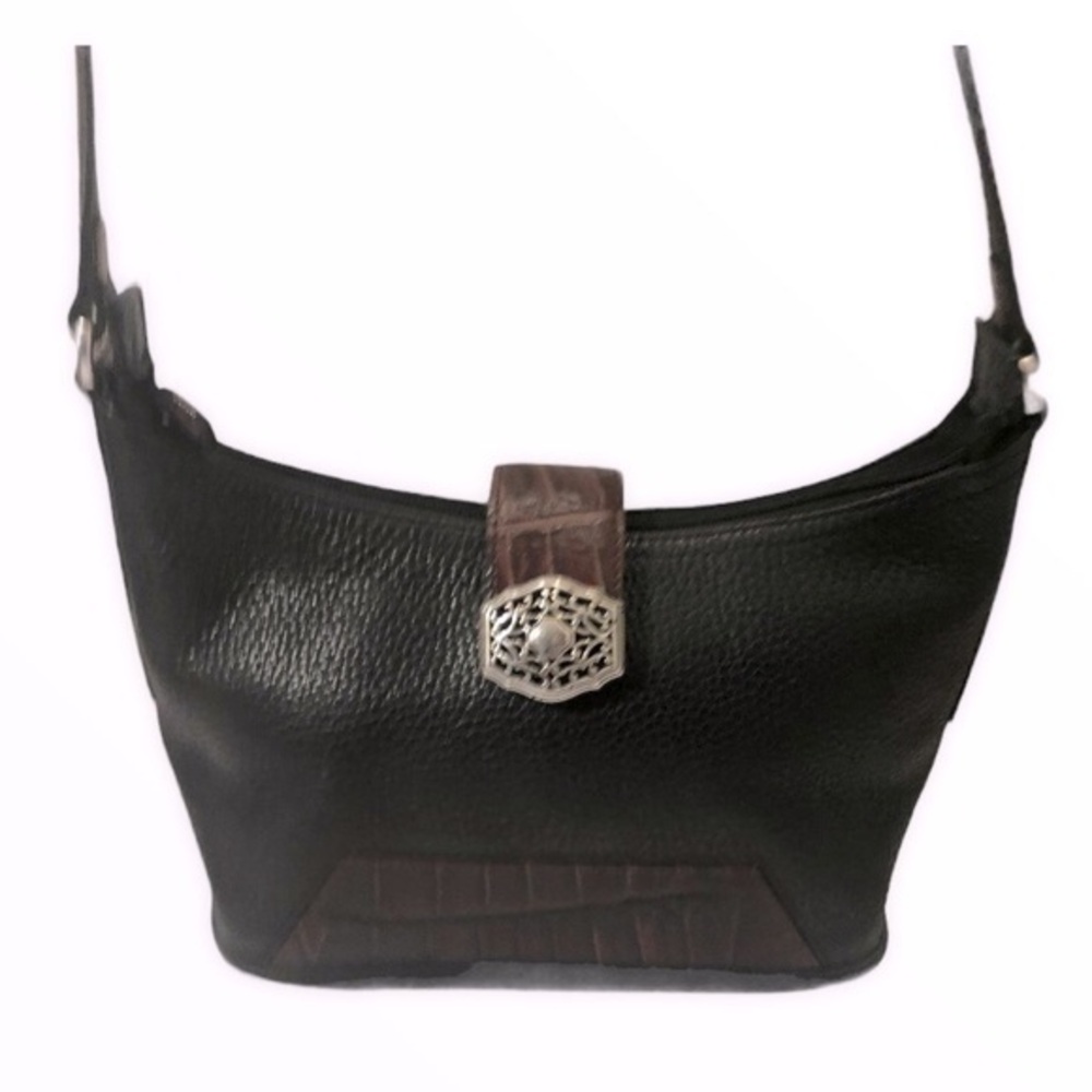 Brighton black brown leather bag